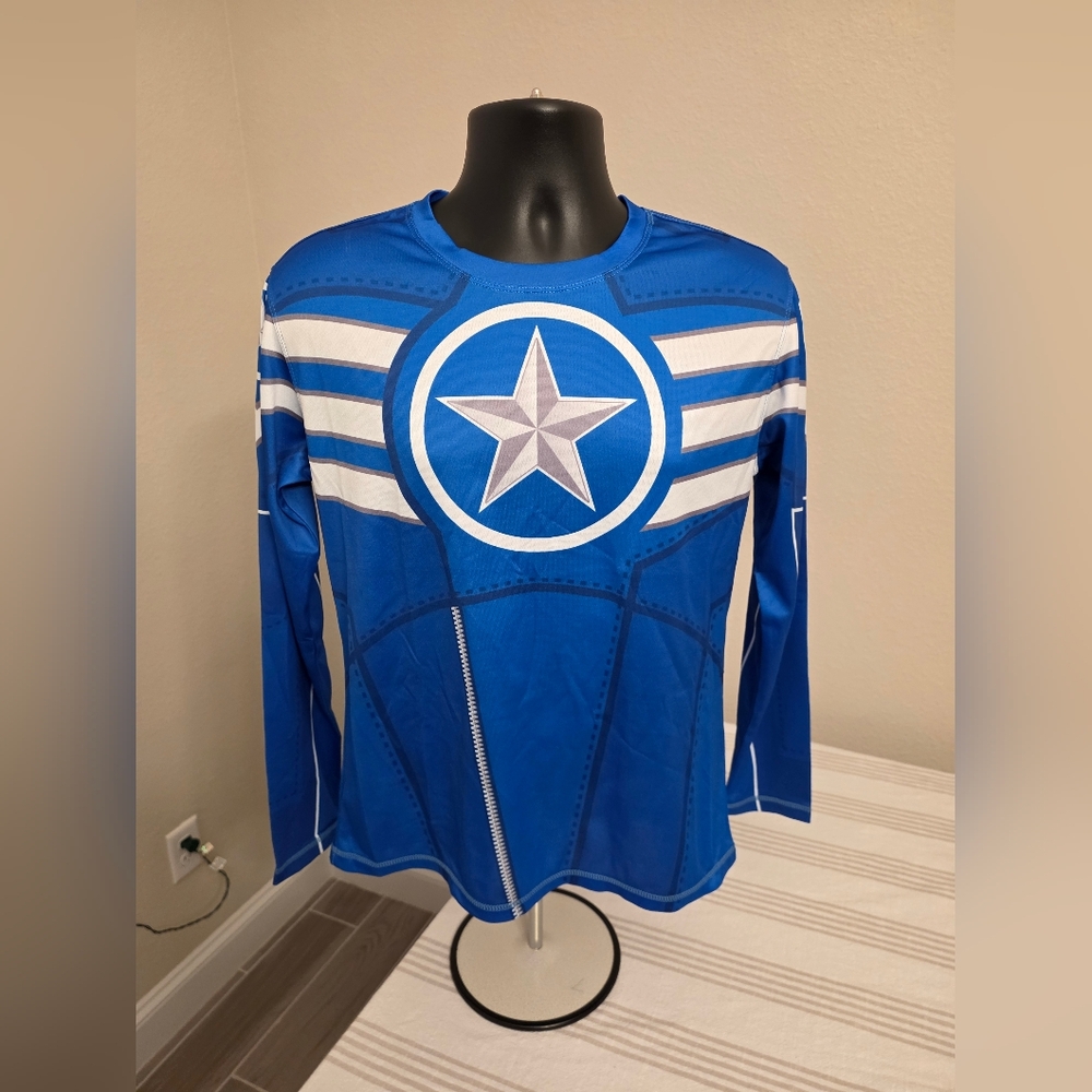 ETQ Captain America Long Sleeve Compression Shirt